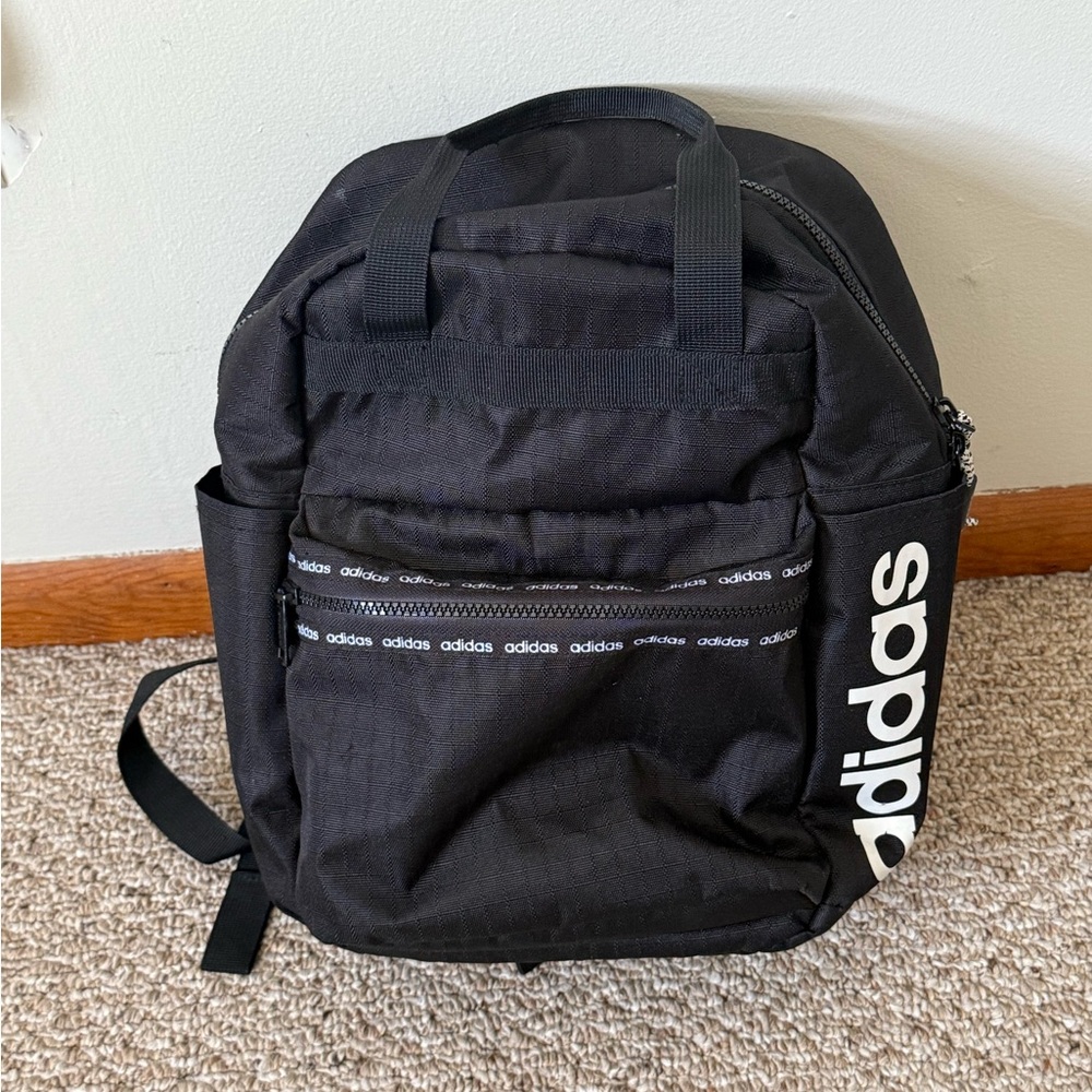 Adidas Black and White Men's Backpack